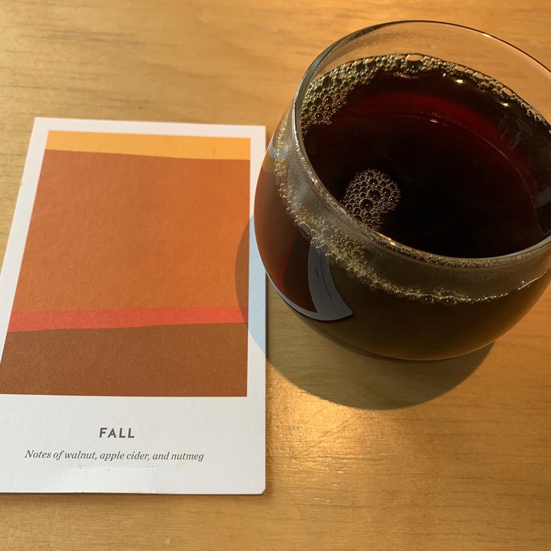 シーズナルブレンド(ブルーボトルコーヒー　池袋カフェ)