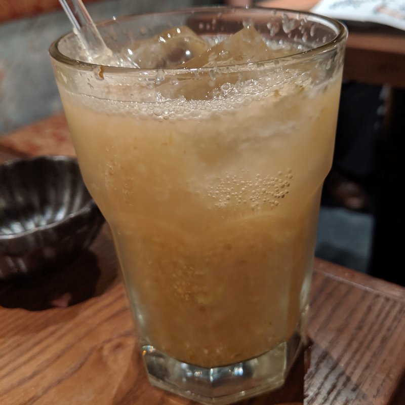 まるごとすりおろしサワー（洋梨）(おでん屋 ずぶ六)