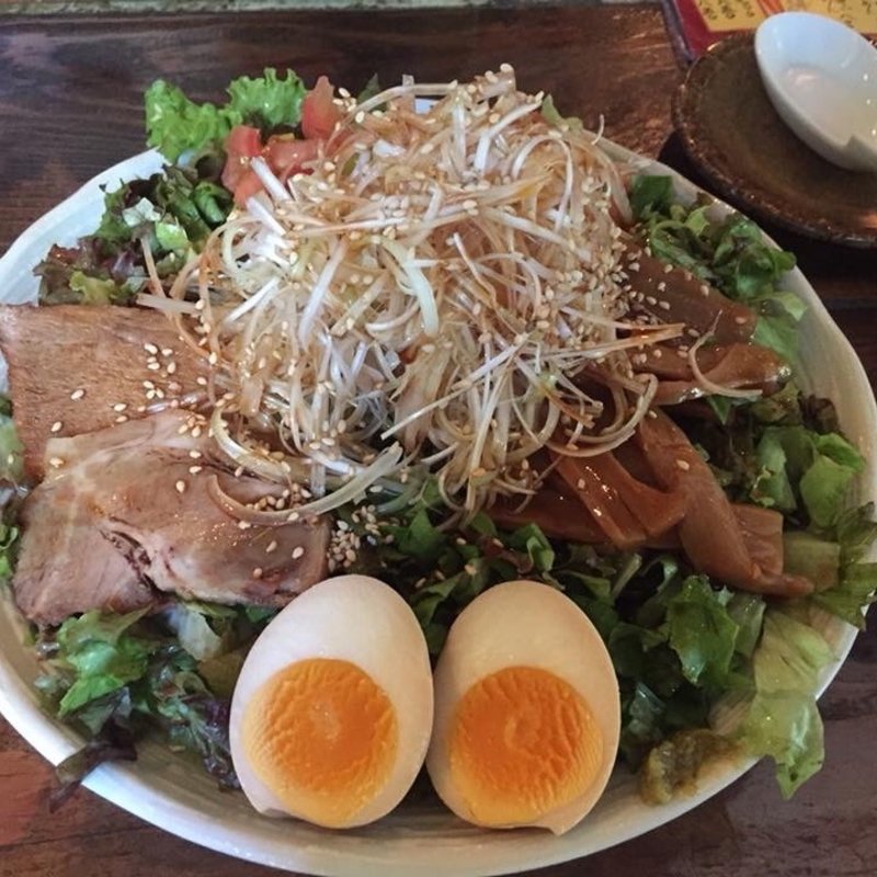冷やしぶっかけ麺(らうめん とくや)
