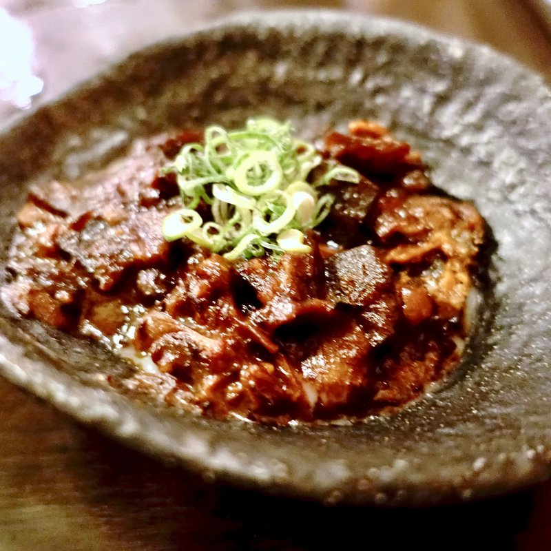 牛スジのどて煮(海の家)