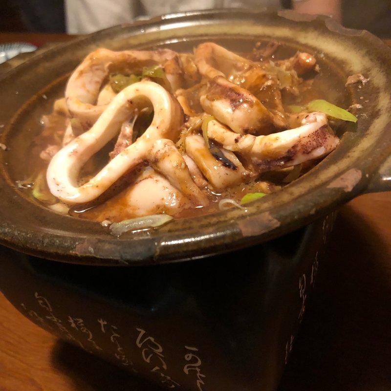 函館の味　真いかの丸焼(炉端焼 うだつ )