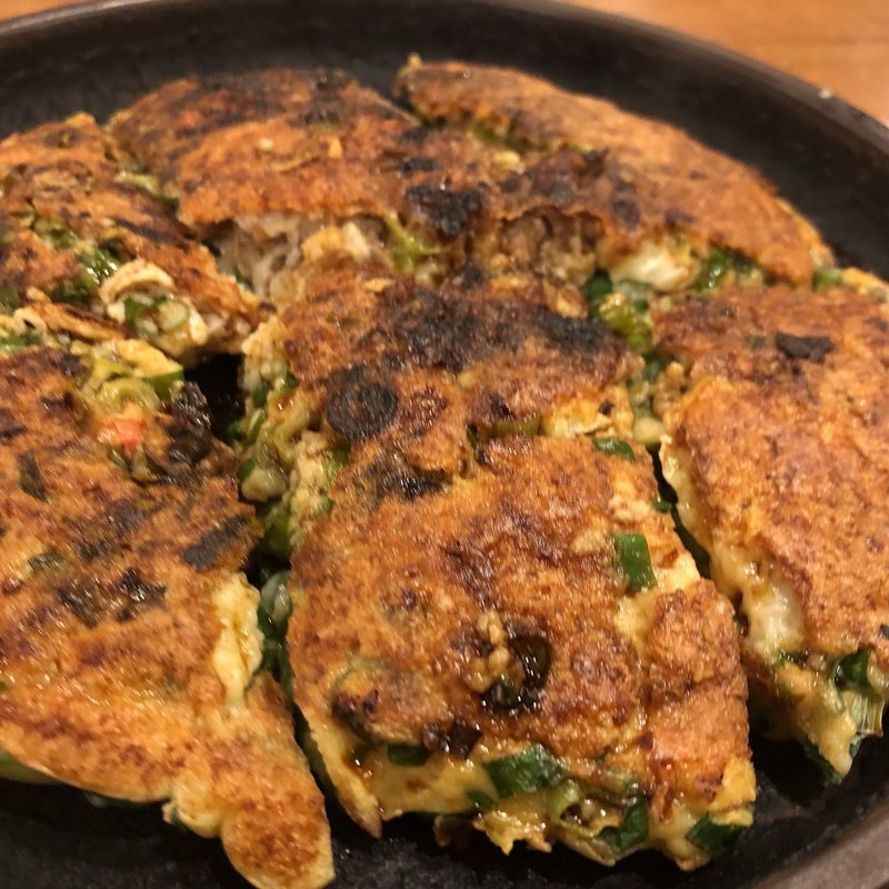 すじねぎ焼　生ビールセット(ねぎ焼やまもと 大阪のれんめぐり店)