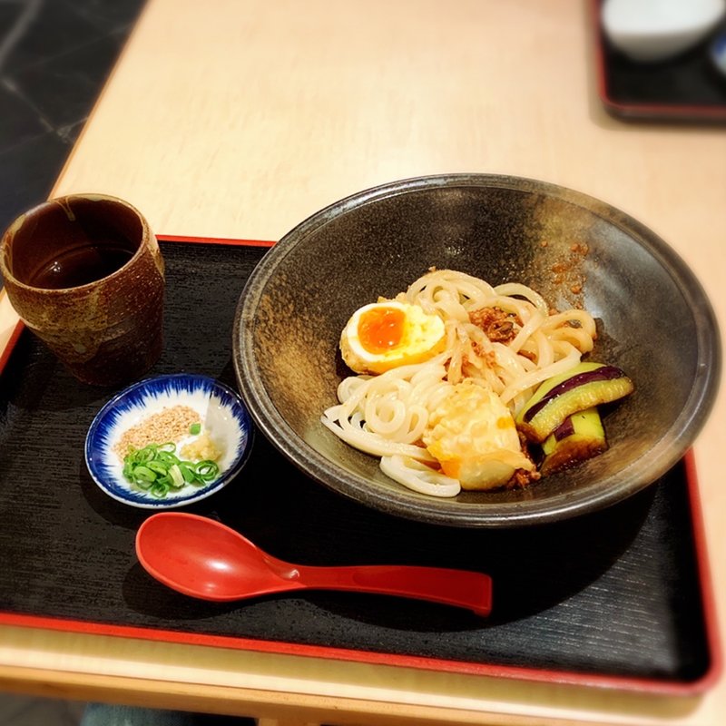 ピリ辛　肉みそ混ぜうどん(ミニ)(美の庵 )