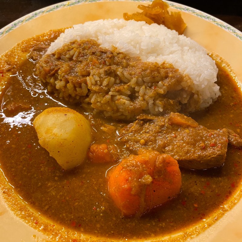 復刻版つたのからまる三越前のインドカレー(辛口)(ラティーノ （CARRYBAR&MEXICAN LATINO）)