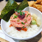 海鮮ネギトロ丼(築地〆虎 虎杖 ダイバーシティ東京店)
