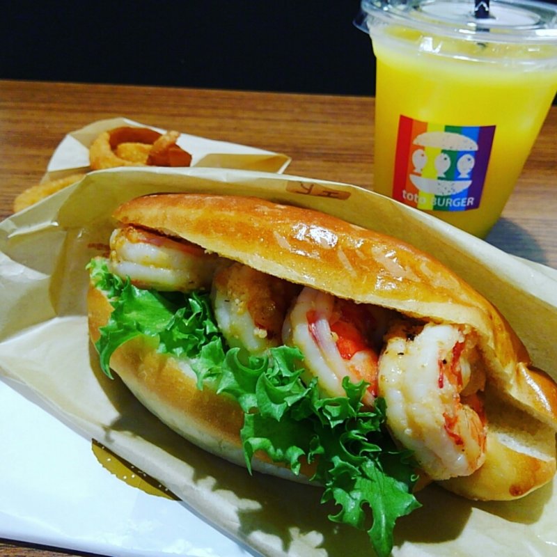 ガーリックシュリンプバーガー(toto BURGER)
