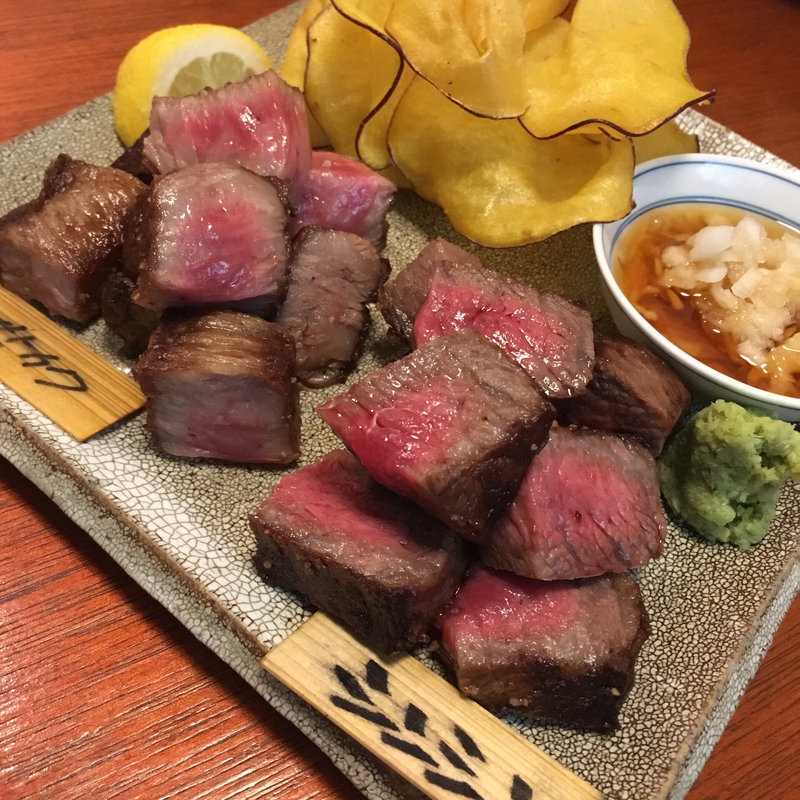 上富良野牛2種盛(さっぽろ酒呑 純情)