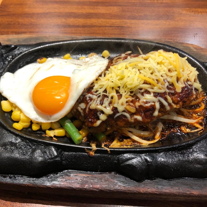 くいしんぼハンバーグ(ステーキのくいしんぼ 本厚木さつき通り店)