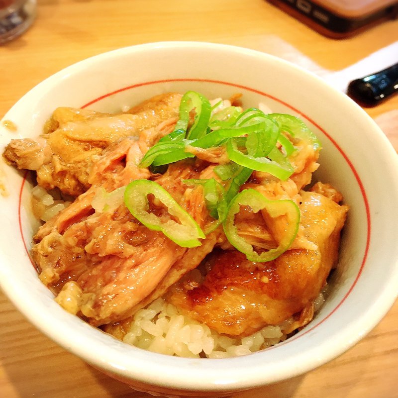 限定品 豚テール丼(小麦と肉　桃の木 )