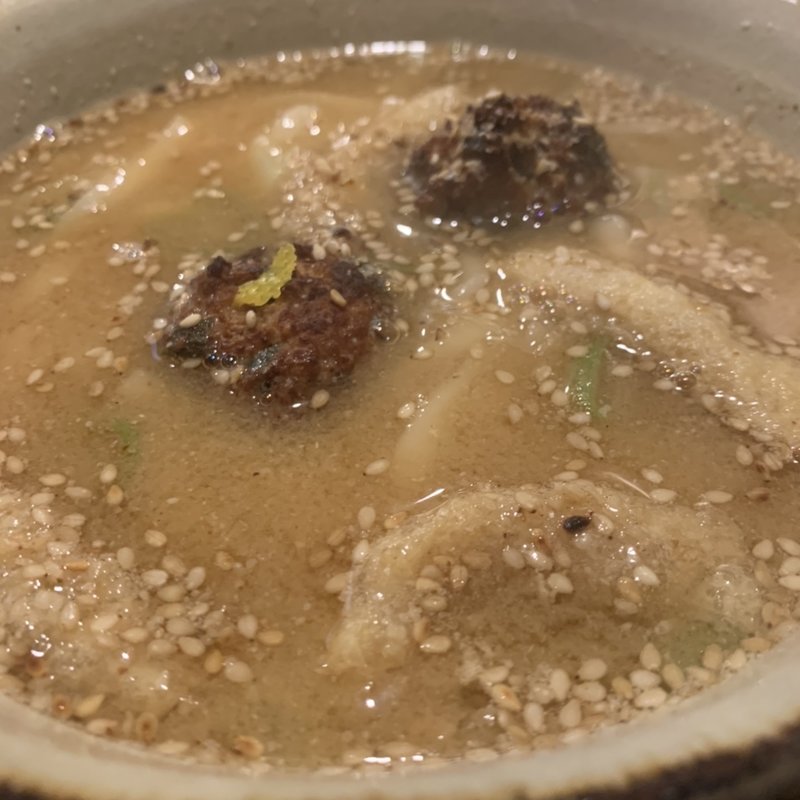 ごま味噌うどん(うどん杵むら)