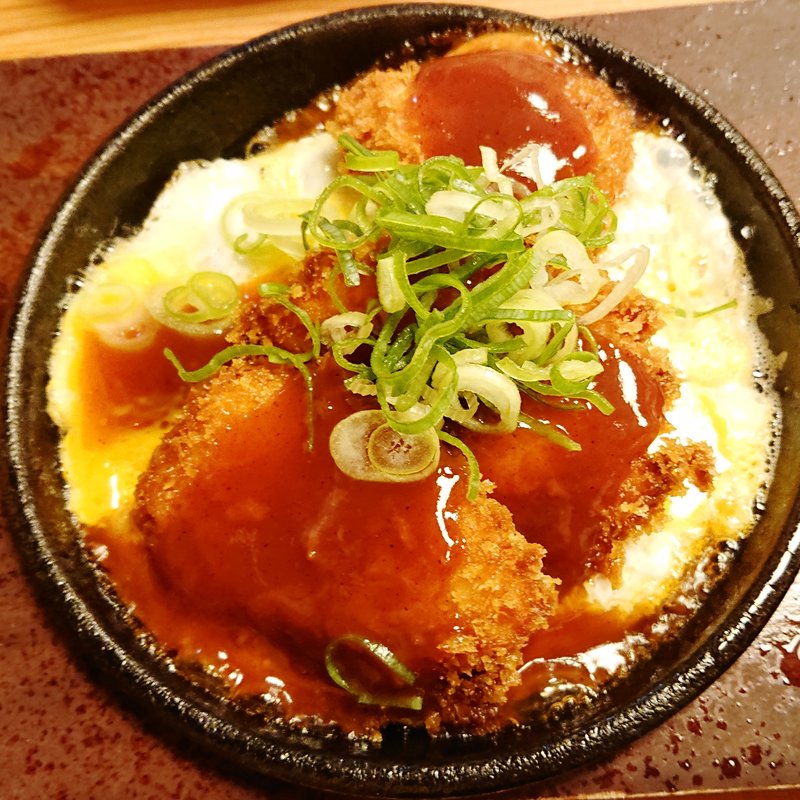 鉄板チキンカツ-赤ソース-(鳥貴族 西馬込店)