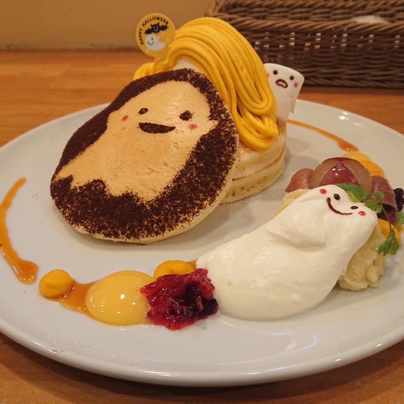 ハロウィンパンケーキ(パンケーキママカフェ VoiVoi （ヴォイヴォイ）)
