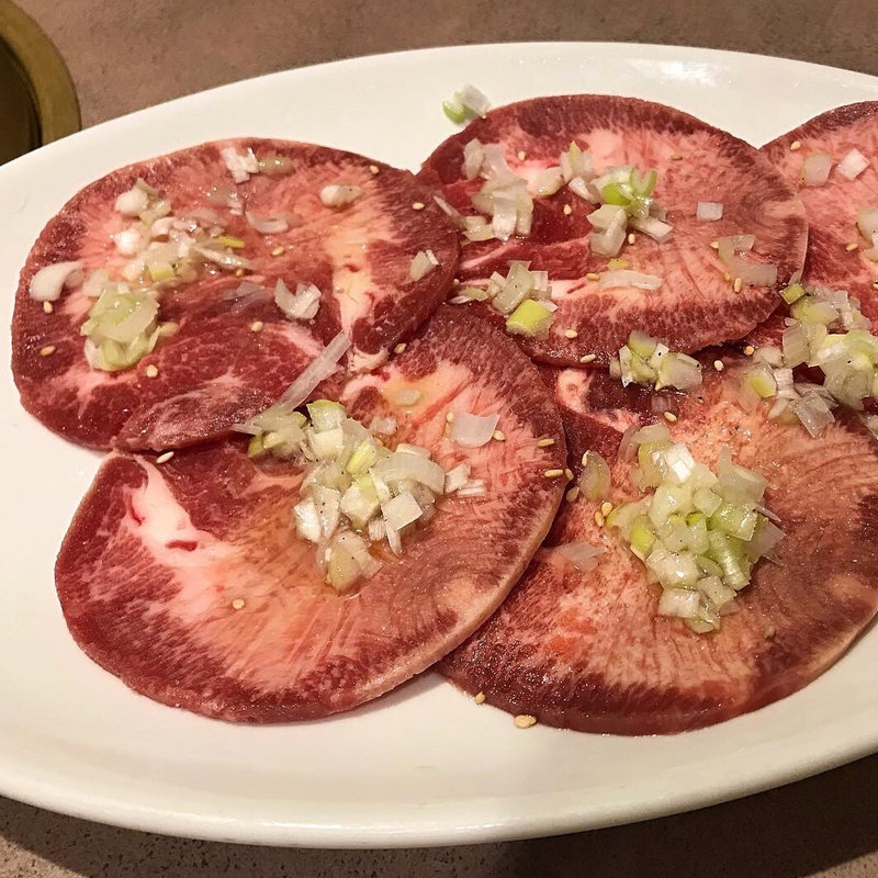 ねぎタン塩(焼肉屋えんず 下松店)