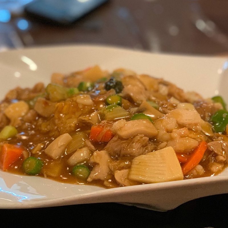 ～鮑のペーストを使ったあんかけチャーハン～(雅苑酒家 南京町本店)