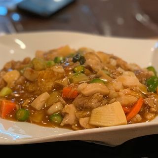 ～鮑のペーストを使ったあんかけチャーハン～(雅苑酒家 南京町本店)