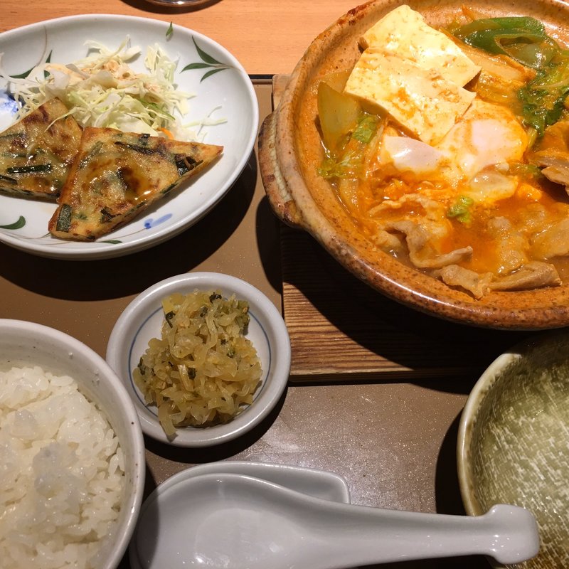 チゲ定食(やよい軒 鳥栖店 )