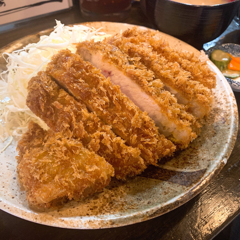 上ロース定食(波止場)