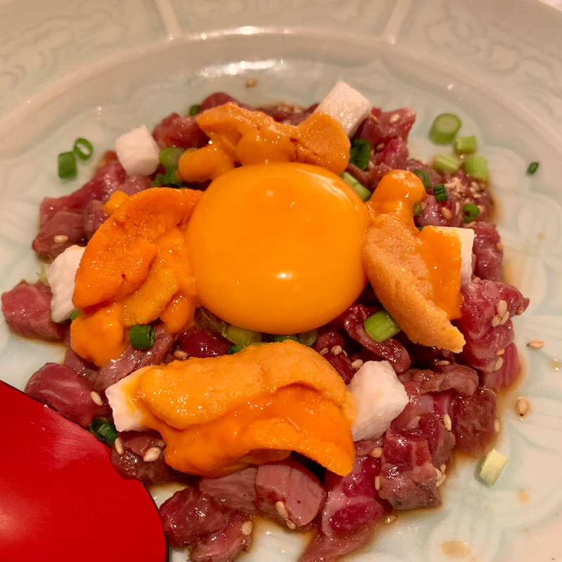 うにユッケ(李昇 本館)