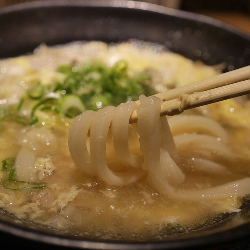 牛かす卵とじうどん(ほんまもんうどん 福ちゃん)