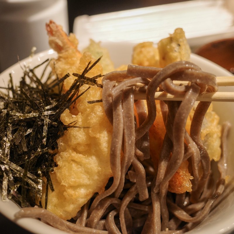 上天ぷらそば(酢重正之・楽)