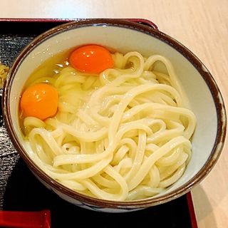 玉子醤油うどん(大盛り)(美の庵 )