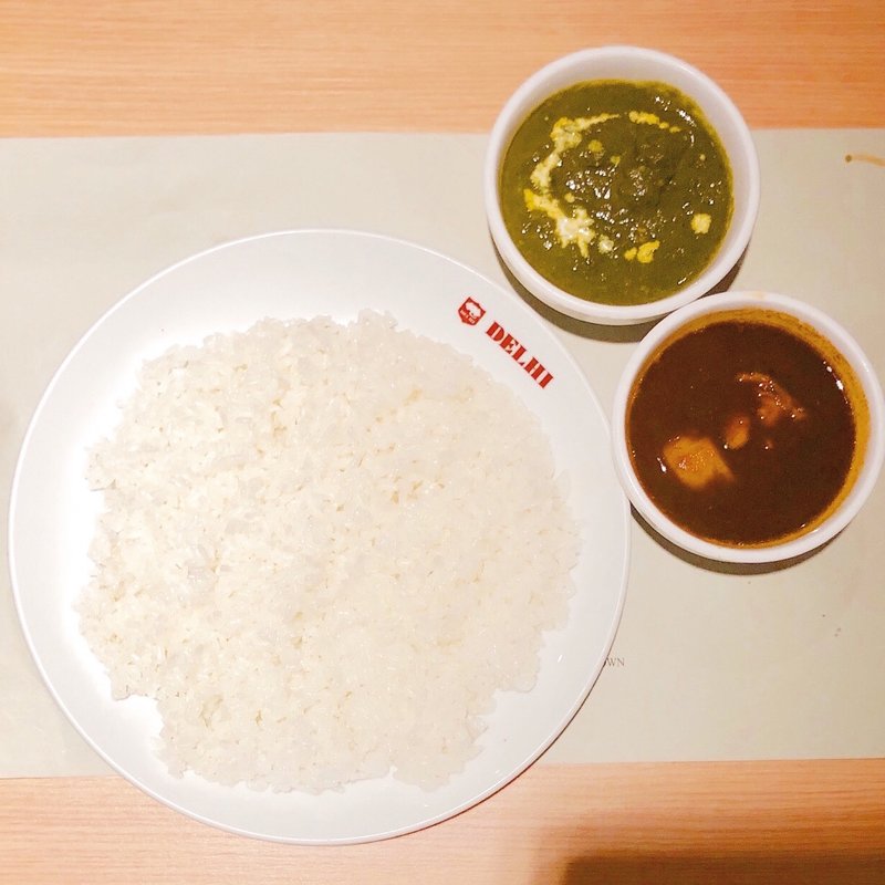 カレーコース（カレー:カシミール、サグチキン）(デリー 銀座店)