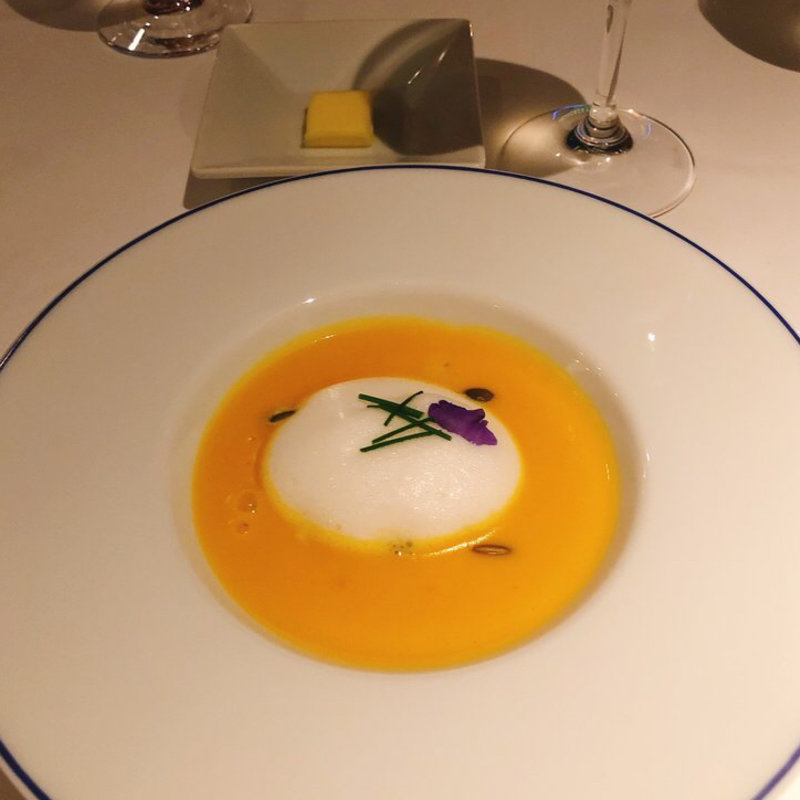 かぼちゃのスープ(ドゥ ミル （deuxmil）)