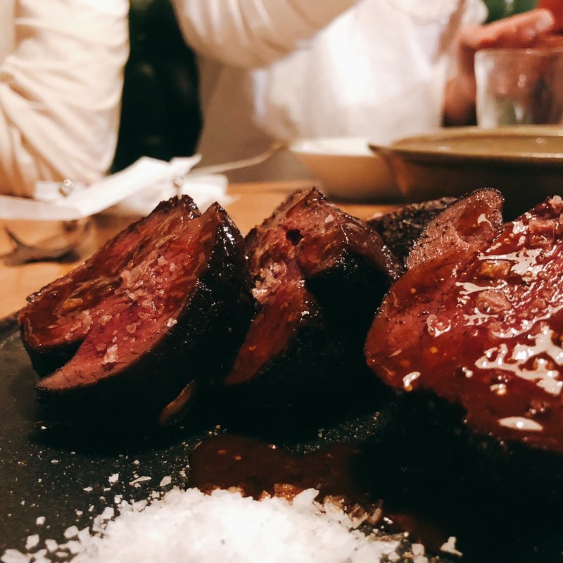 ELEZO社蝦夷鹿のロースト(WINESHOP & DINER FUJIMARU 浅草橋店)