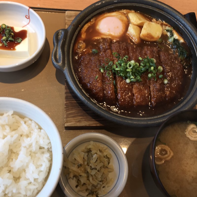 味噌かつ煮定食(やよい軒 鳥栖店 )