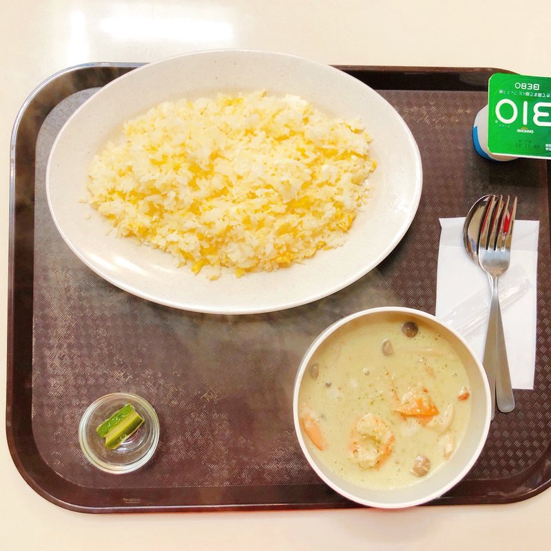 タイスタイル海老カレー(シンガポール・コピティアム)