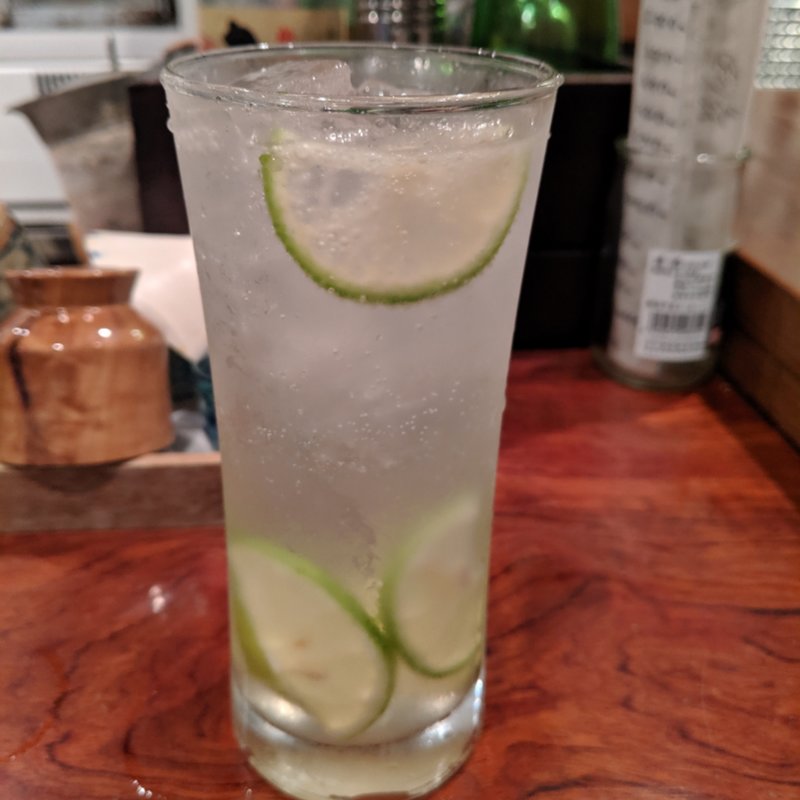 生レモンスカッ酒(海おでん「日本酒はなたれ」)