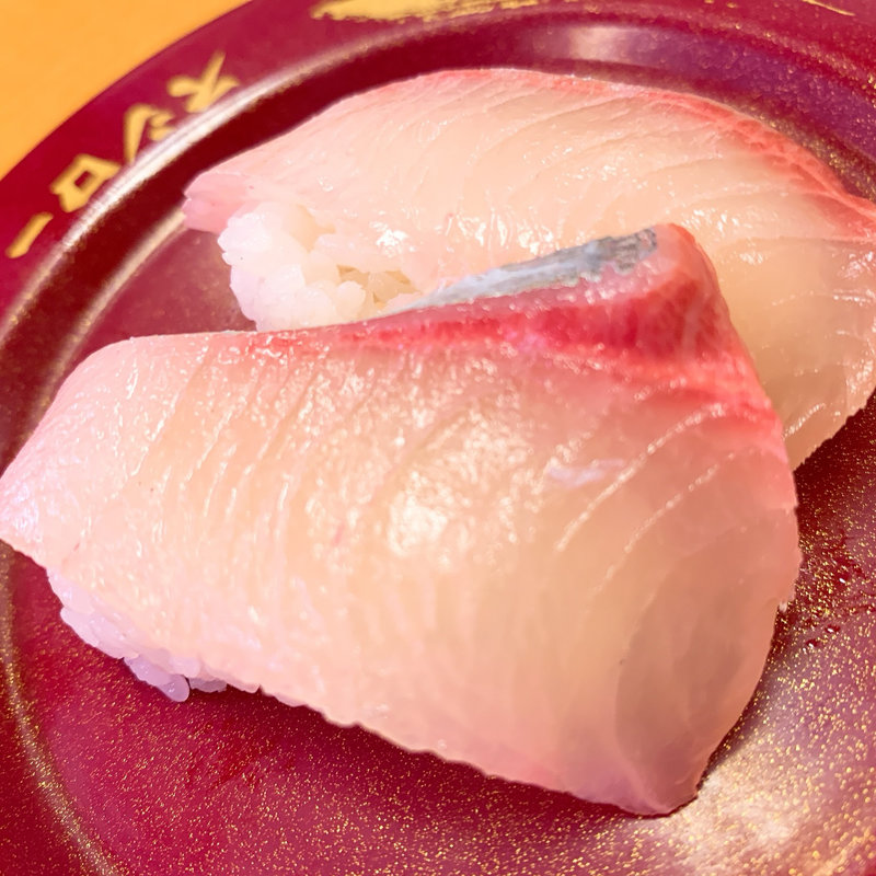 カンパチ(スシロー 竹の塚ピーくんプラザ店)