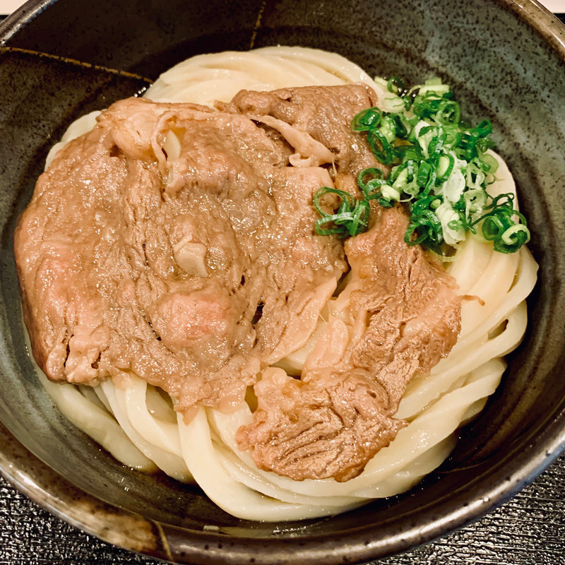 肉ぶっかけ(うだま 梅田店 （うどん魂一筋うだま梅田店）)