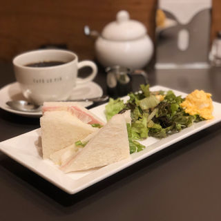 Cモーニング(ハムサンド+エッグサラダ)(松屋コーヒー 本店)