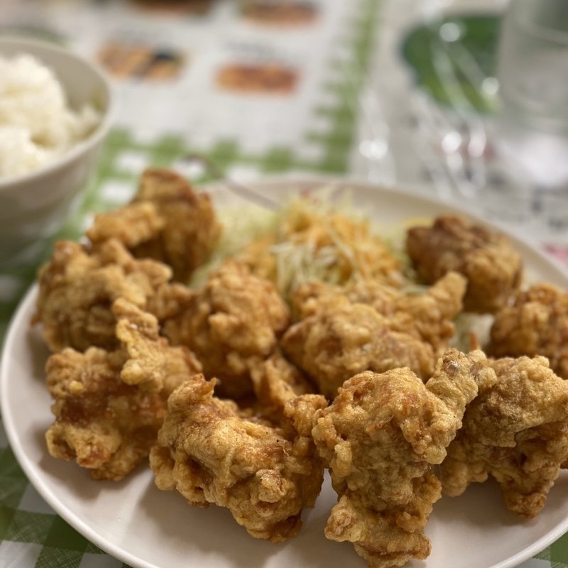 唐揚げ定食(中華料理 天伸)
