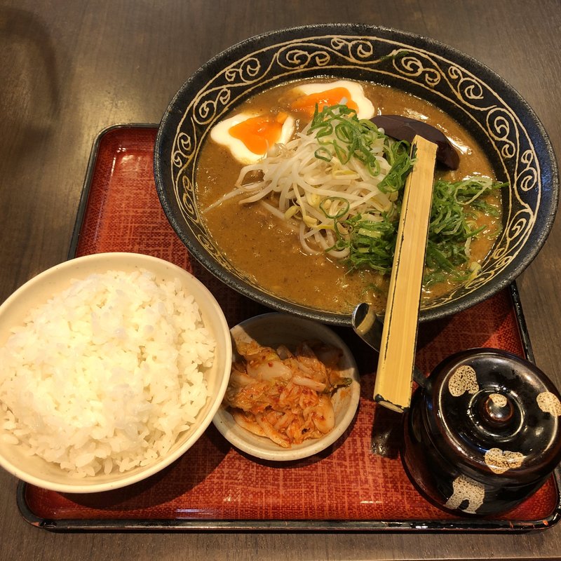 カレーヌードル(ニンニクラーメン天洋 大正橋店)