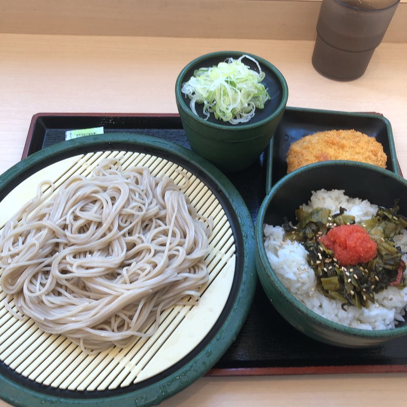 ミニ高菜ごはんセット(ゆで太郎 錦町店)