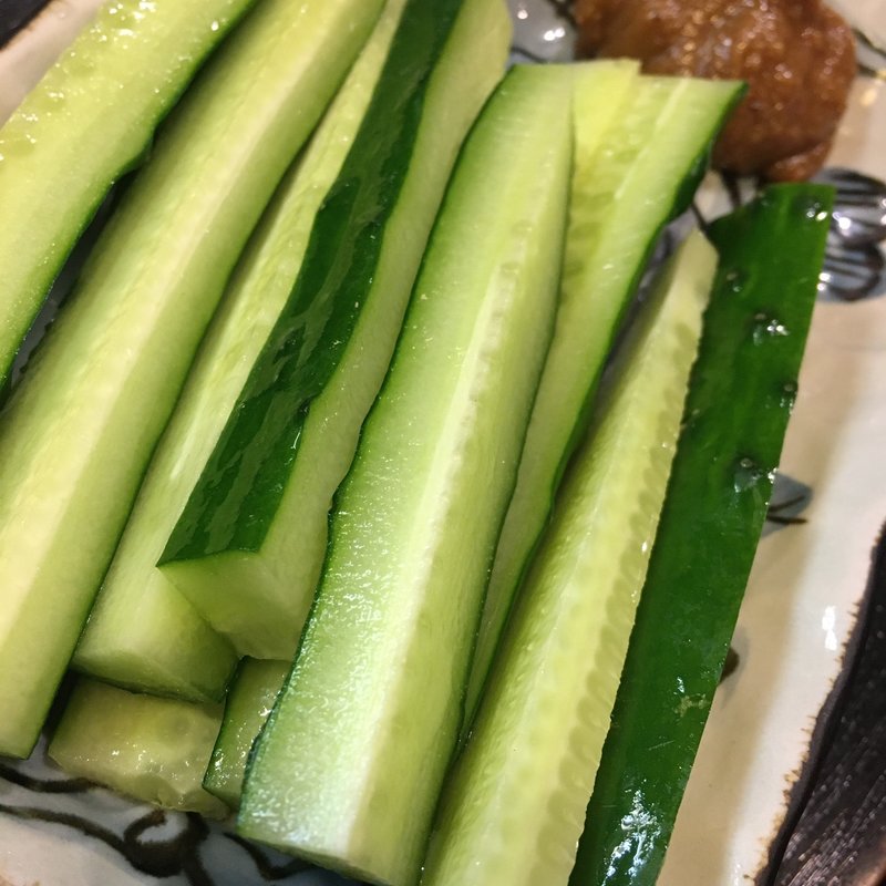 手造りみそのキューリスティック(焼鳥はなび)