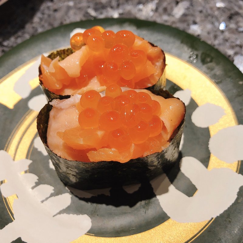 親子軍艦(回転寿司酒場 銀座沼津港)