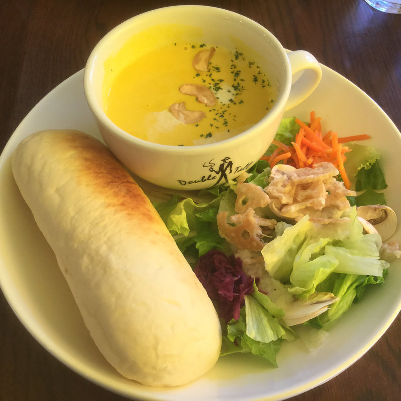 パンプキンプレートセット(DOUBLE TALL CAFE（ダブル トール カフェ） 原宿店)