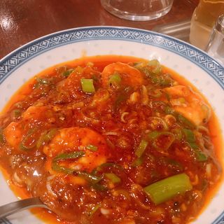 海老のチリソース煮(中国菜 オイル )