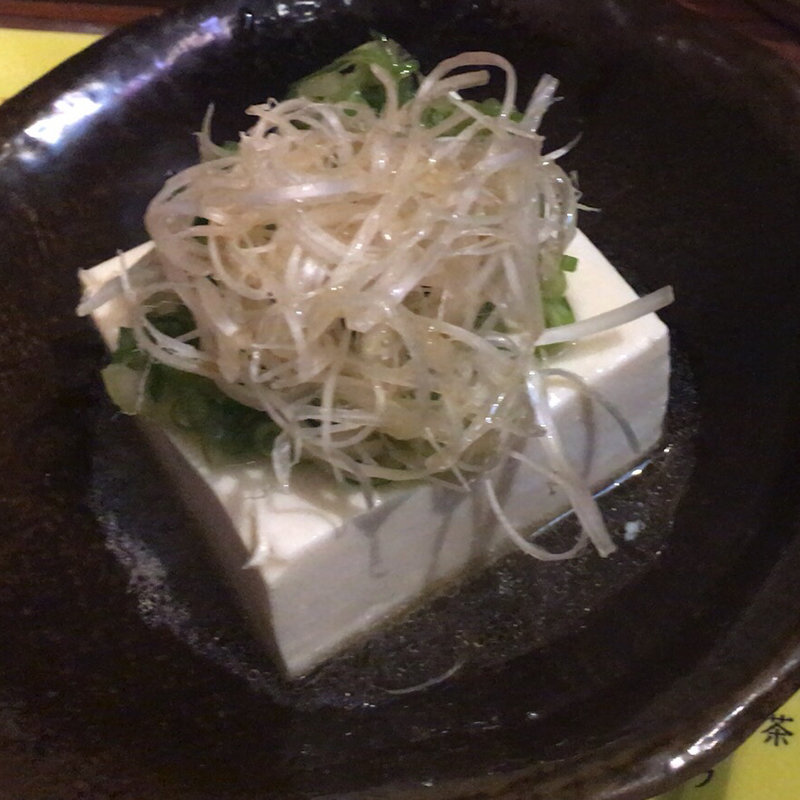 ネギだれ冷奴(ニュー大衆酒場 火一刀)