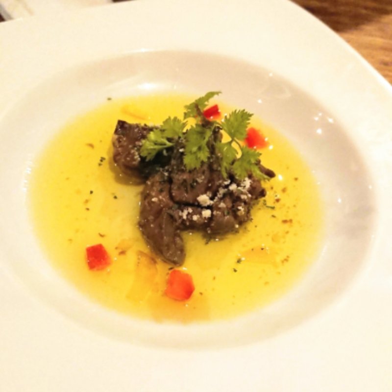 レバーのオイル漬け(ぶどうの根っこ)