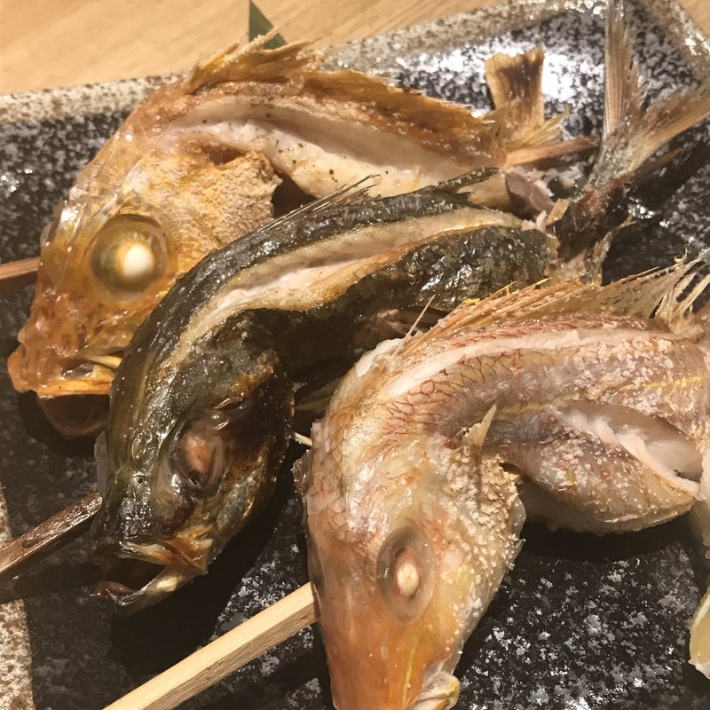 五島列島おまかせ炭火焼き(くつろぎ完全個室 海鮮炉端居酒屋 赤羽 ろば炭魚)