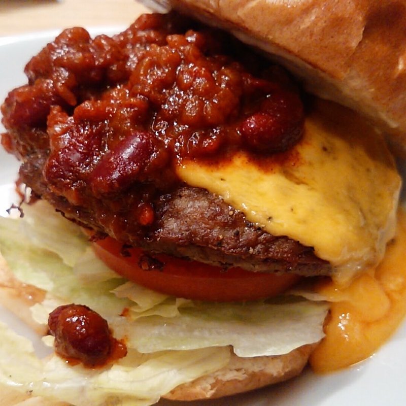 チリチーズバーガー(J.S. BURGERS CAFE 新宿店 （J.S.バーガーズ カフェ 【旧店名】STANDARD BURGERS）)