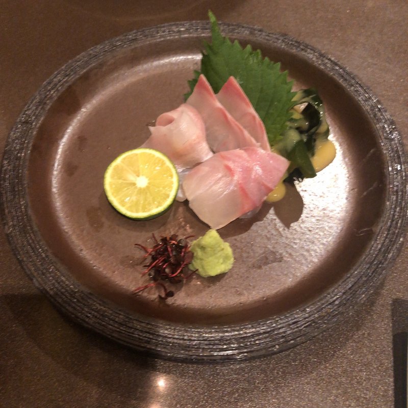 石鯛刺身(佳酒佳菜 花はな)