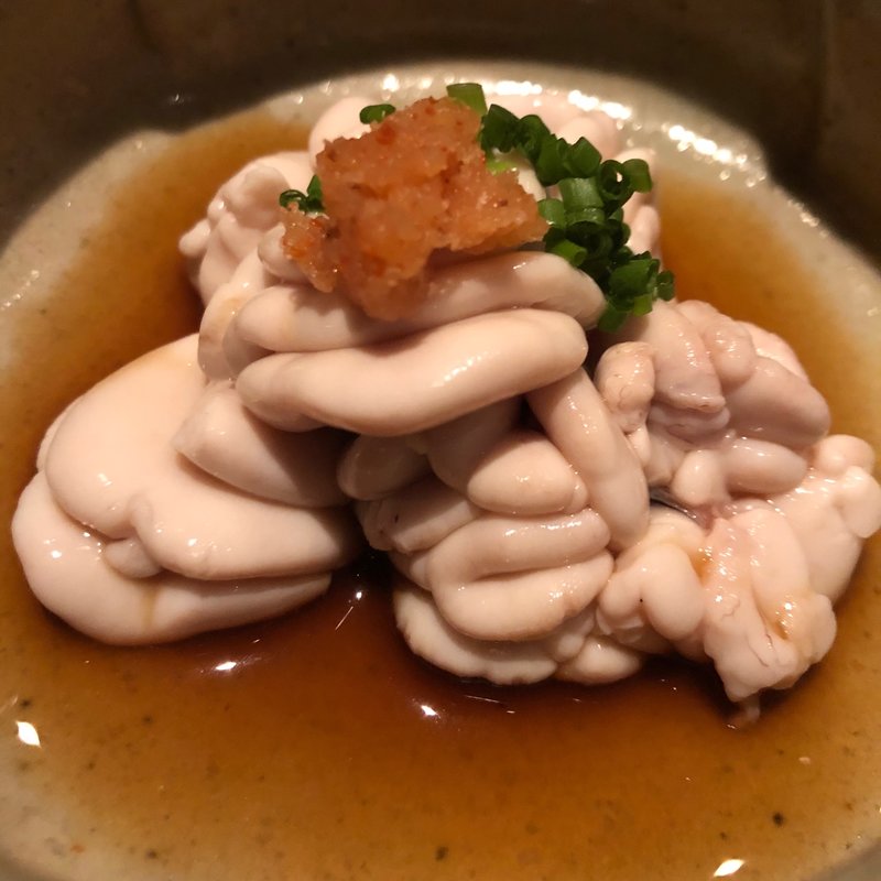 白子ポン酢(本店 並木橋 なかむら)