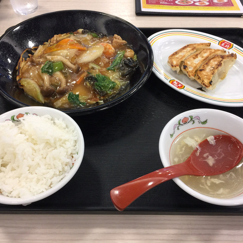 ランチセット(餃子の王将 名谷店)