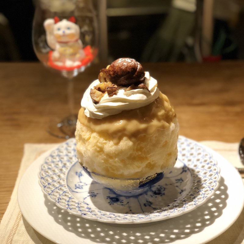 Shinjuku no Omohide 和栗とシェフのアングレーズ(ビストロ ル・クレール)