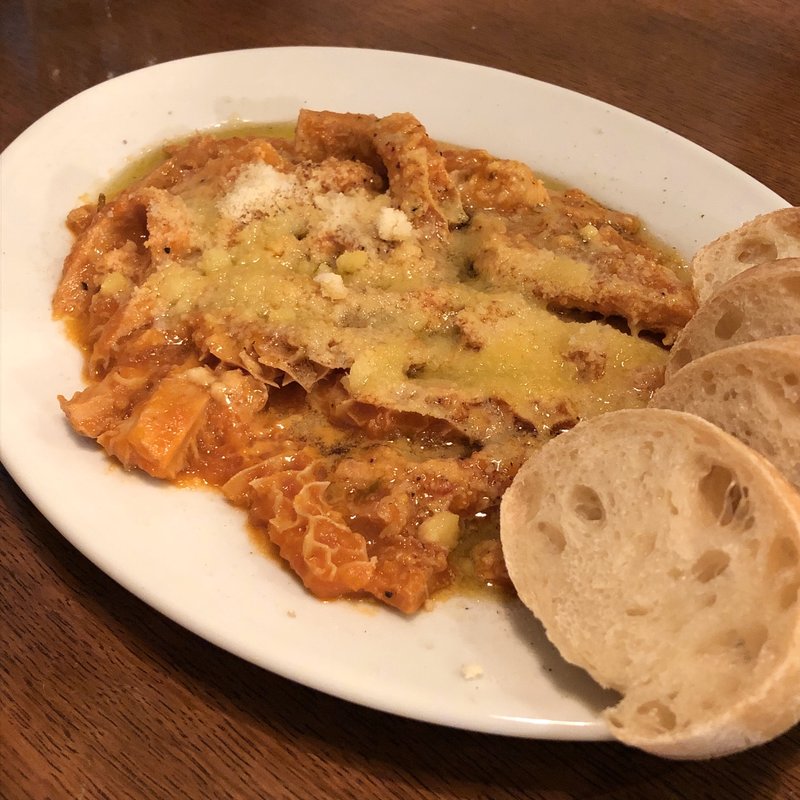 トリッパのトマト煮込み(オステリア メグロ)